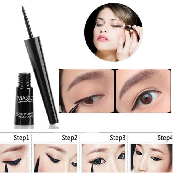 IMAGIC 1PCS Pro Eyeliner Waterproof Liquid Type Makeup Eye Liner Nature Long Lasting - Image 6