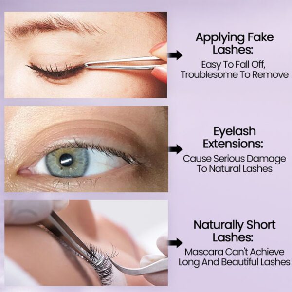 Lengthening Curl Mascara, Lashes Naturally Long Thick Curly And Black Mascara - Image 4