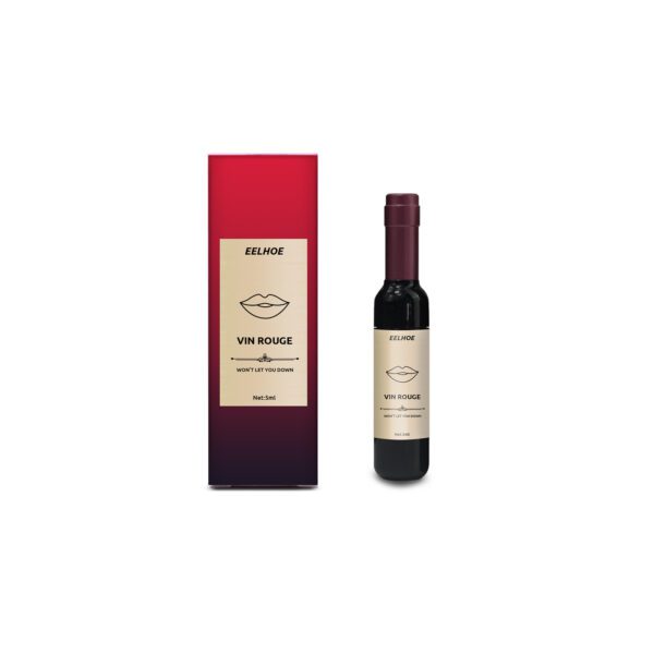 Vin Rouge Lip Tint, Non-Stick Cup Color Development Portable Waterproof Non-Fading Moisturizing Red Wine Bottle Lip Glaze - Image 12