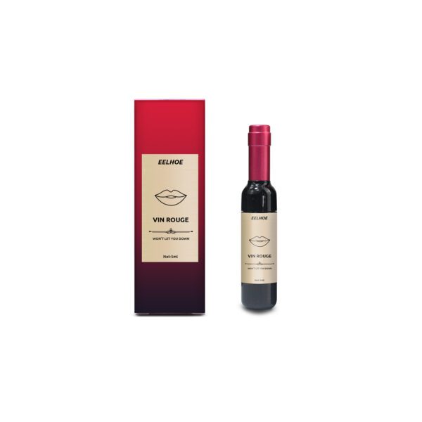 Vin Rouge Lip Tint, Non-Stick Cup Color Development Portable Waterproof Non-Fading Moisturizing Red Wine Bottle Lip Glaze - Image 7