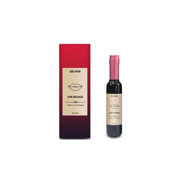 Vin Rouge Lip Tint, Non-Stick Cup Color Development Portable Waterproof Non-Fading Moisturizing Red Wine Bottle Lip Glaze - Image 11
